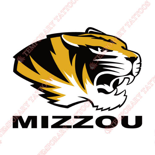 Missouri Tigers Customize Temporary Tattoos Stickers NO.5142